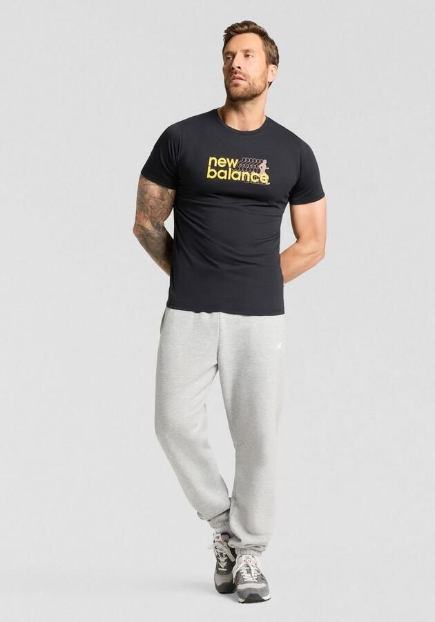 New Balance Trainingsshirt Heathertech Graphic T-Shirt 2 BLACK - Foto 6