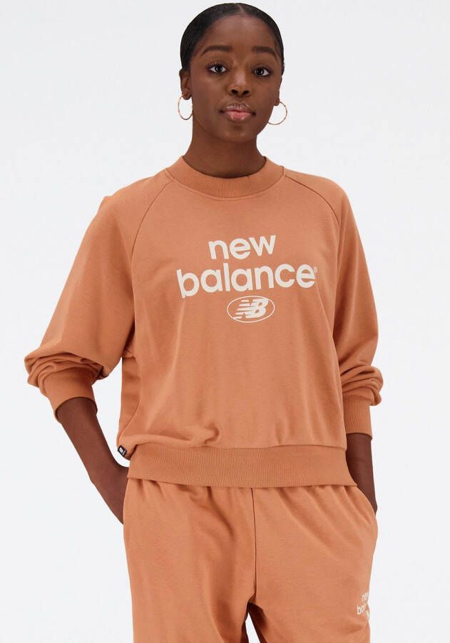 New Balance Sweater Essentials Graphic Crew French Terry Fleece Sweatshirt