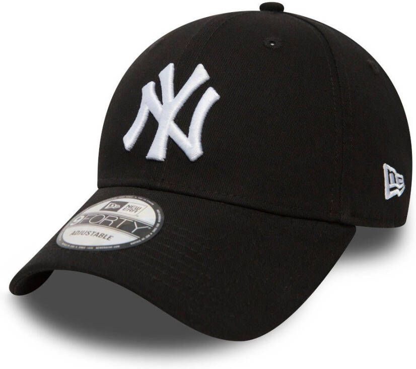 New era Zwarte Trucker Logo Yankees Geborduurde Pet Black