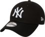 New era 9Forty Youth NY pet zwart wit Jongens Meisjes Polyester Logo - Thumbnail 1
