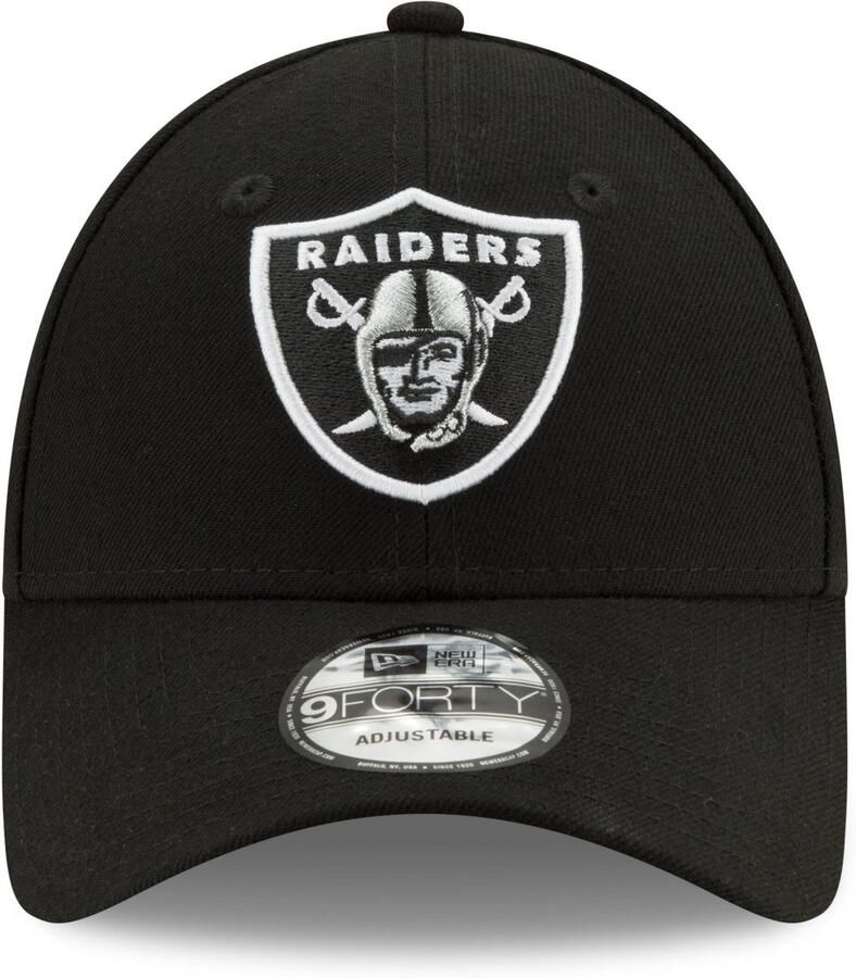 New era Zwarte Oakland Raiders Gebogen Klep Pet Black - Foto 2