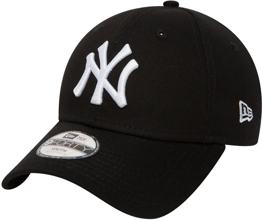 New era 9Forty Youth NY pet zwart wit Polyester Logo - Foto 2