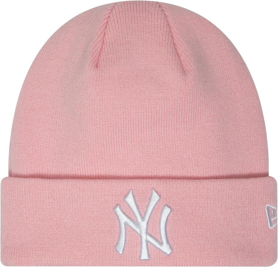 New era Roze Yankees Cuff Beanie Muts Pink Unisex
