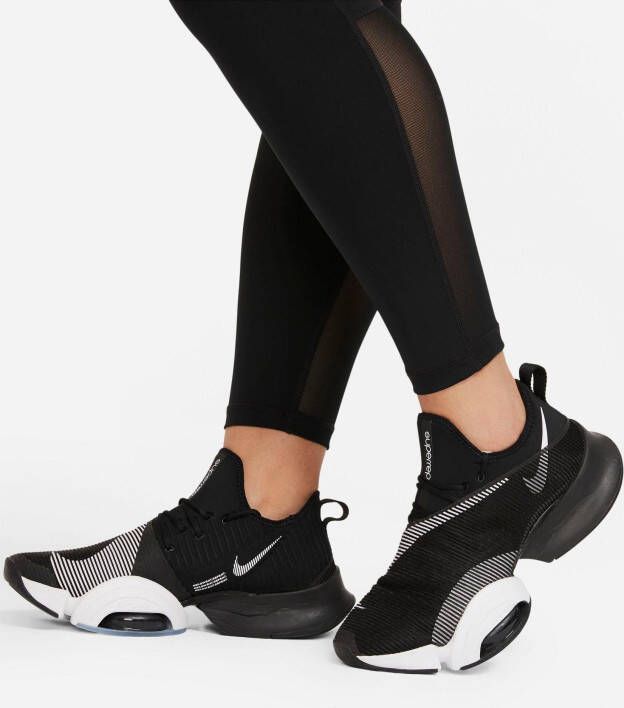 Nike Training Pro Plus Size Legging Dames Black White- Dames Black White