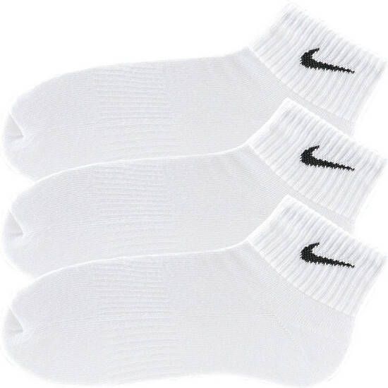 Nike Everyday Cushioned Training Ankle Socks (3 Pack) Middellang Kleding white black maat: 35-38 beschikbare maaten:35-38 39-42 43-46-48