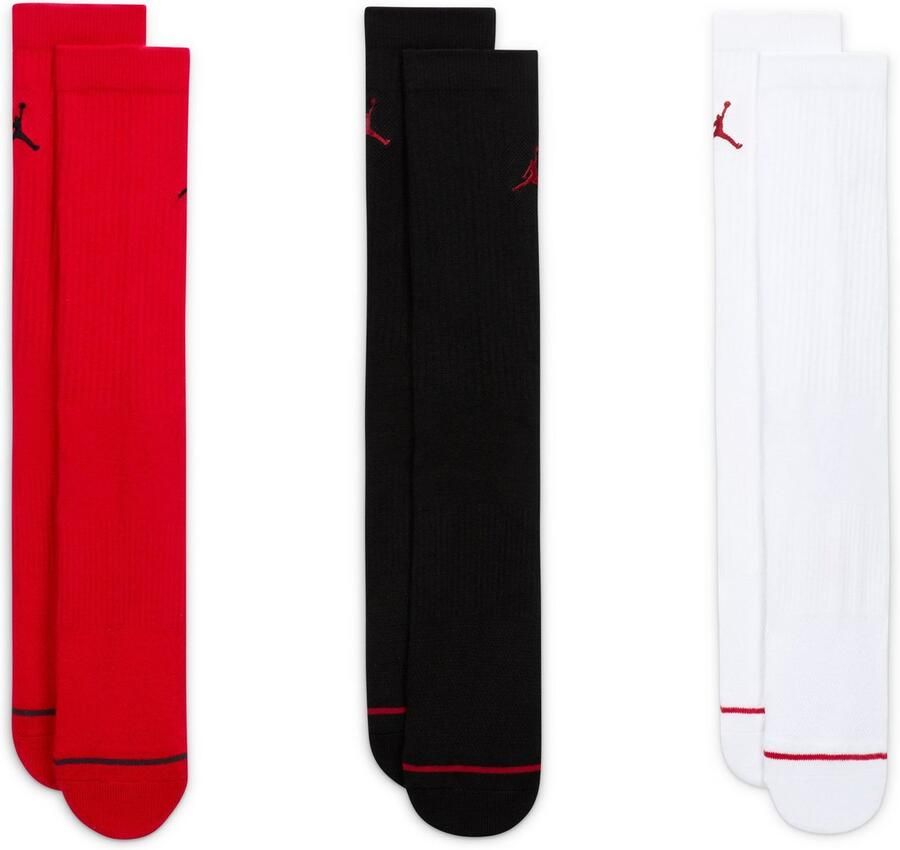 Jordan 3 PACK Everyday Max Crew Unisex Sokken multicolor Maat 42-46 Kleding