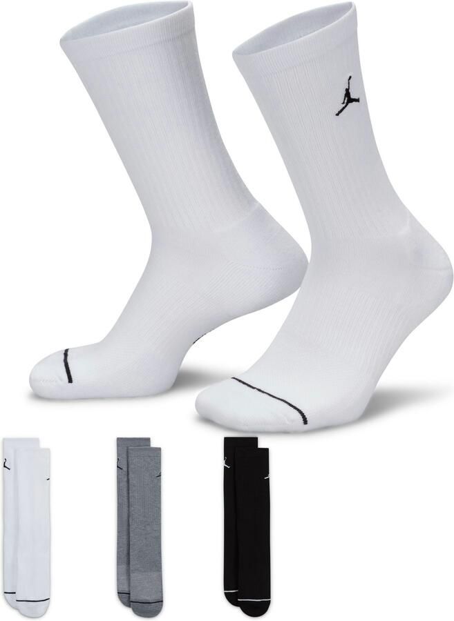 Jordan Everyday Crew Socks (3 Pack) Lang Kleding multicolor maat: 42-46 beschikbare maaten:38-42-46 34-38 - Foto 4