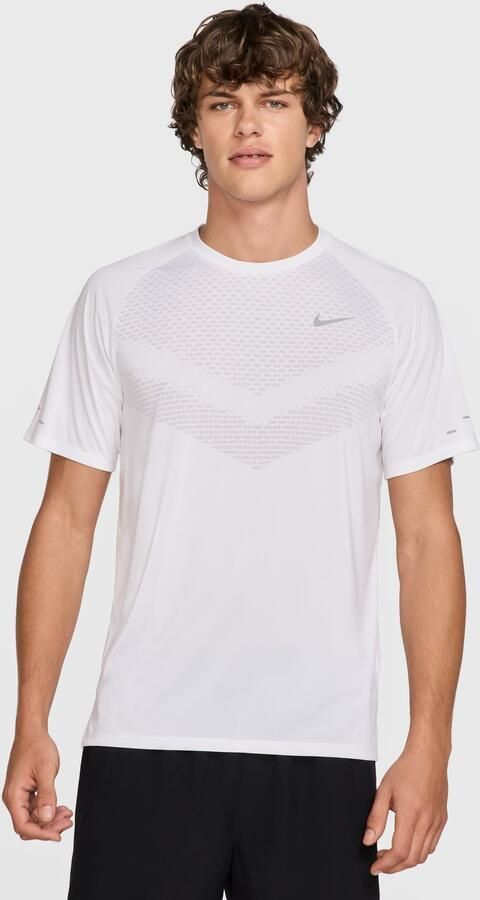 Nike Dri-FIT ADV hardlooptop met korte mouwen voor heren Stride White- Heren White - Foto 8