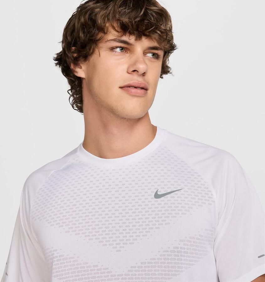 Nike Dri-FIT ADV hardlooptop met korte mouwen voor heren Stride White- Heren White - Foto 4