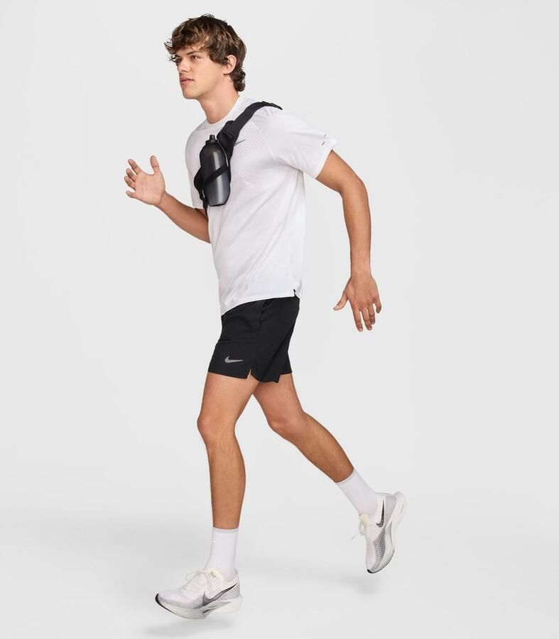 Nike Dri-FIT ADV hardlooptop met korte mouwen voor heren Stride White- Heren White - Foto 6