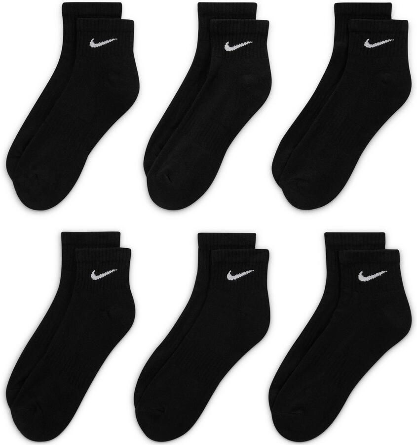 Nike Everyday Cushioned Trainingsenkelsokken (6 paar) Zwart - Foto 3