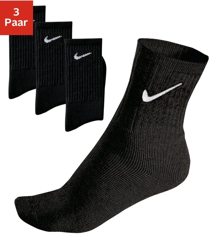 Nike Everyday Cushioned Training Crew Socks (3 Pairs) Lang Kleding black white maat: 43-46 beschikbare maaten:39-42 43-46-48 - Foto 5