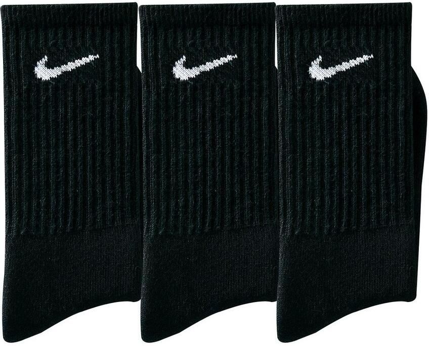 Nike Everyday Cushioned Training Crew Socks (3 Pairs) Lang Kleding black white maat: 43-46 beschikbare maaten:39-42 43-46-48 - Foto 3