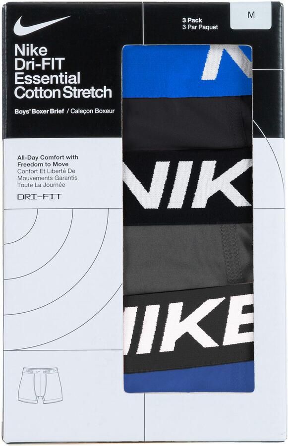 Nike Sportswear Boxershort PRINTED EVERYDAY COTTON 3PK BOXER BRIEF voor kinderen (3 stuks) - Foto 10