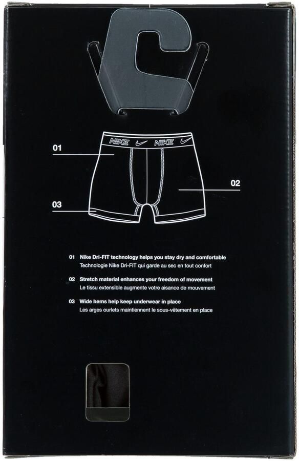 Nike Sportswear Boxershort PRINTED EVERYDAY COTTON 3PK BOXER BRIEF voor kinderen (3 stuks) - Foto 9