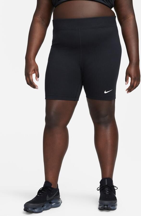Nike Plus Size Essential Cycle Shorts Black- Dames Black - Foto 5
