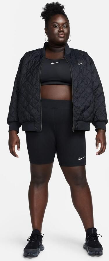 Nike Plus Size Essential Cycle Shorts Black- Dames Black - Foto 4