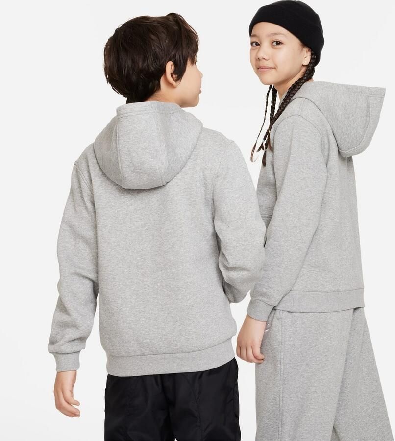 Nike Hoodie voor kids Sportswear Club Fleece Dark Grey Heather Dark Grey Heather - Foto 4