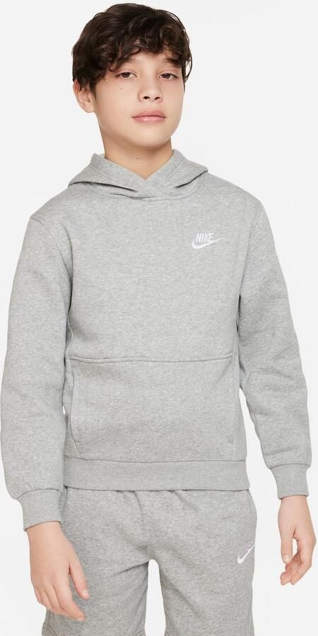 Nike Hoodie voor kids Sportswear Club Fleece Dark Grey Heather Dark Grey Heather - Foto 8