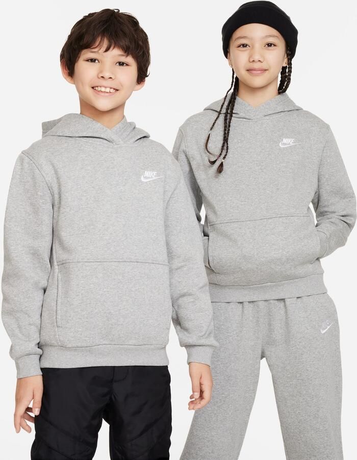 Nike Hoodie voor kids Sportswear Club Fleece Dark Grey Heather Dark Grey Heather - Foto 6