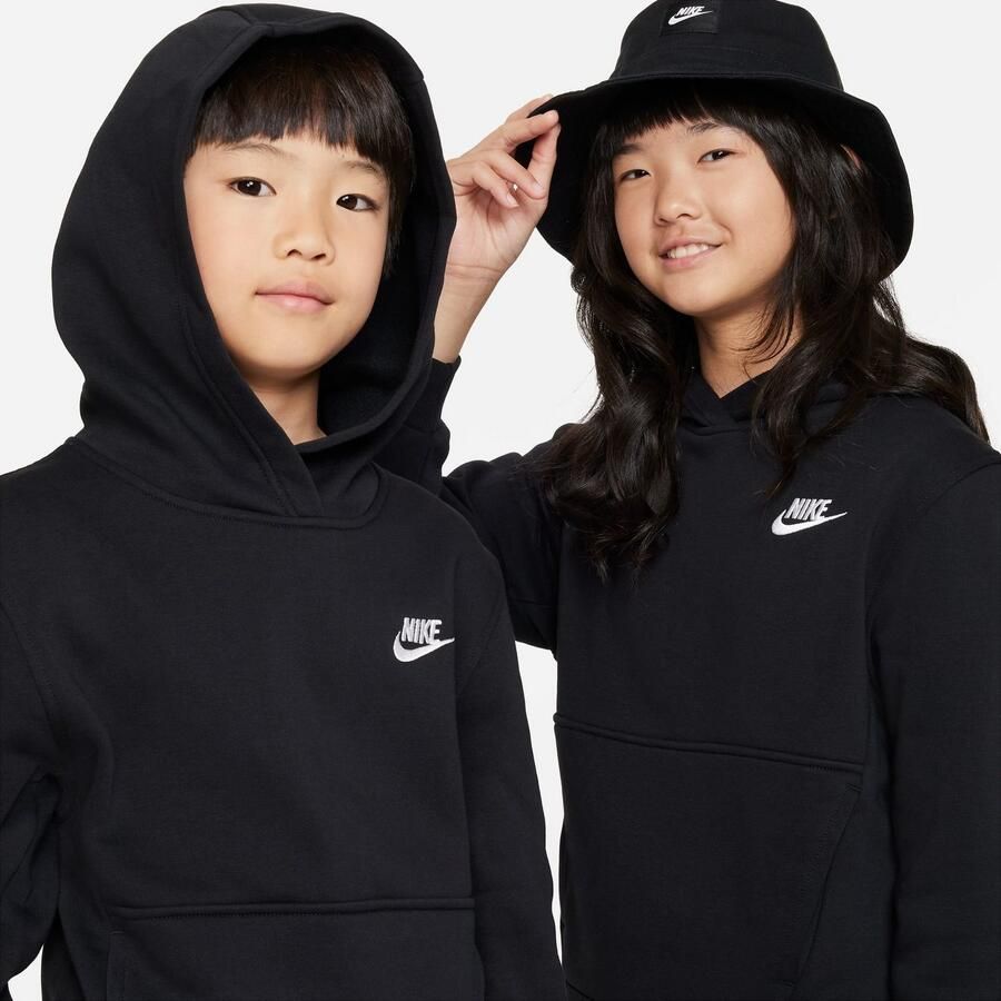 Nike Hoodie voor kids Sportswear Club Fleece Black