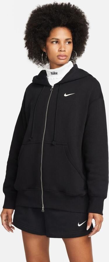 Nike Sportswear Phoenix Fleece Oversized Full-zip Hoodie Hooded vesten Kleding black sail maat: XS beschikbare maaten:XS S M L XL - Foto 13