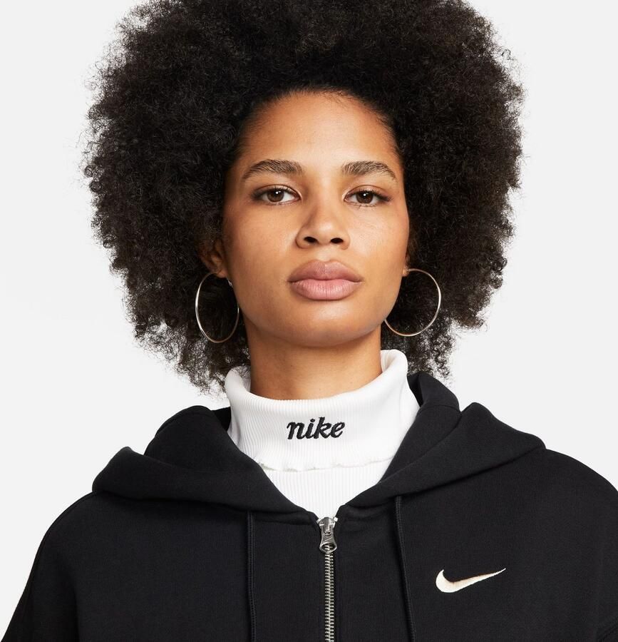 Nike Sportswear Phoenix Fleece Oversized Full-zip Hoodie Hooded vesten Kleding black sail maat: XS beschikbare maaten:XS S M L XL - Foto 7