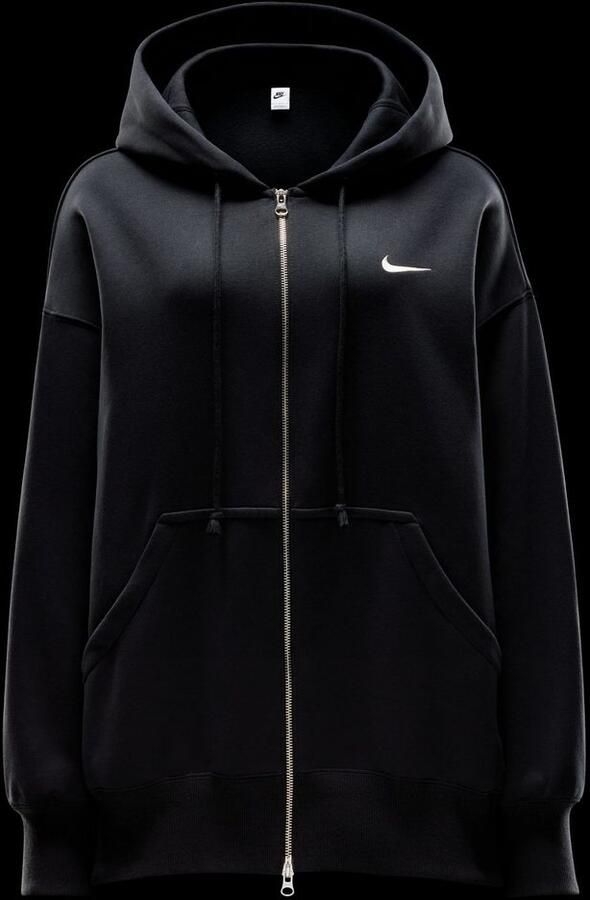 Nike Sportswear Phoenix Fleece Oversized Full-zip Hoodie Hooded vesten Kleding black sail maat: XS beschikbare maaten:XS S M L XL - Foto 11