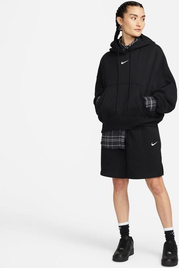 Nike Sportswear Hoodie W NSW PHNX FLC OOS PO HOODIE Over Oversize Hoodie diep aangezette schouders losse mouwen (1-delig) - Foto 8