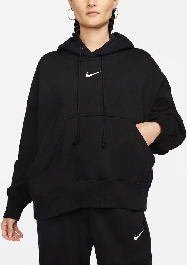 Nike Sportswear Hoodie W NSW PHNX FLC OOS PO HOODIE Over Oversize Hoodie diep aangezette schouders losse mouwen (1-delig) - Foto 6