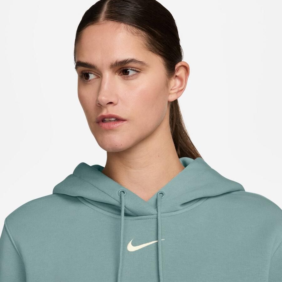 Nike Hoodie voor dames Sportswear Phoenix Fleece Green- Dames Green