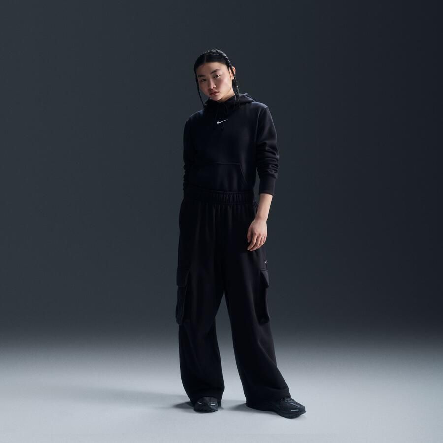 Nike Hoodie voor dames Sportswear Phoenix Fleece Black- Dames Black - Foto 2