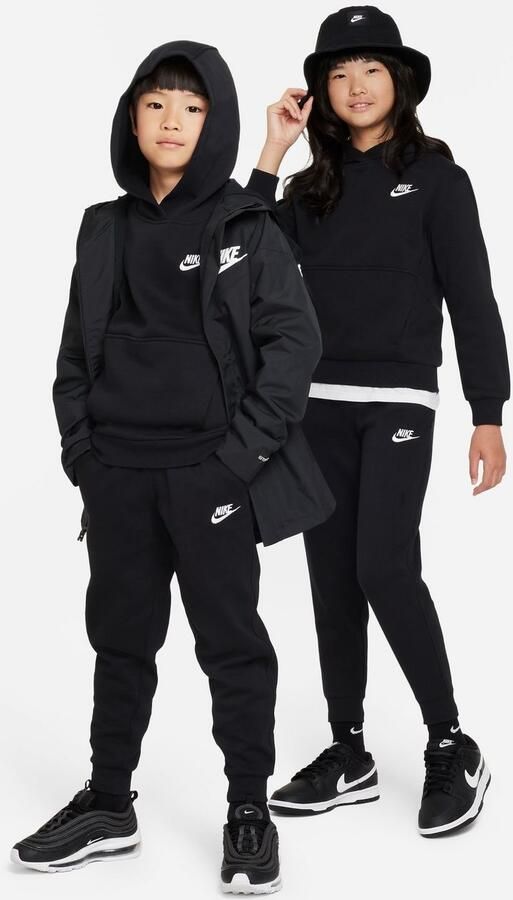 Nike Sportswear Club Fleece Jogger Trainingsbroeken Kids black white maat: 158 beschikbare maaten:137 158 170 - Foto 8