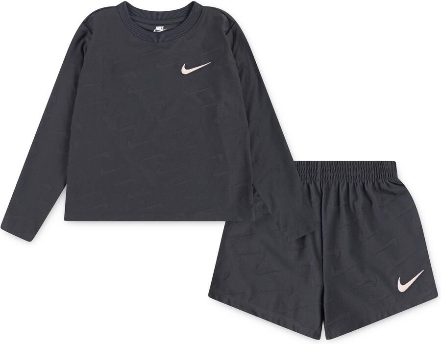 Nike Sportswear Shirt met lange mouwen en broek voor kinderen - Foto 3