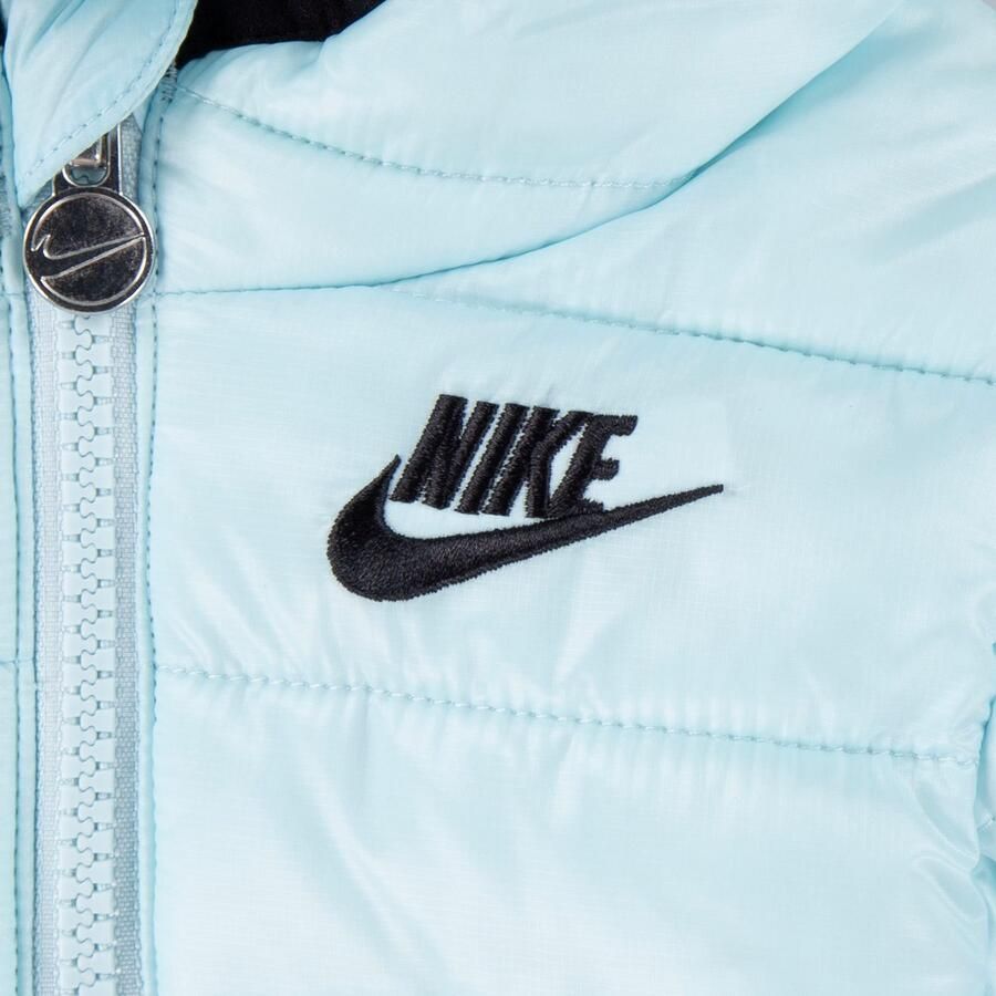 Nike Solid Baby Snowsuit Unisex Rompers & Sets blauw Maat 0-3 M Kleding