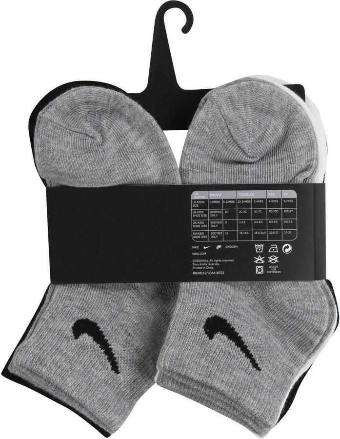 Nike Sportswear Sportsokken NHN NIKE BASIC PACK QUARTER (set 6 paar)