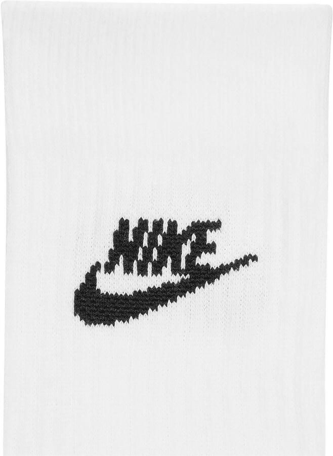 Nike Sportswear Everyday Essential Crew Socks (3 Pairs) Lang Kleding white black maat: 39-42 beschikbare maaten:39-42 43-46-48 - Foto 6