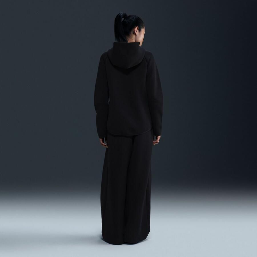 Nike Hoodie met rits voor dames Sportswear Tech Fleece Windrunner Zwart- Dames Zwart - Foto 2