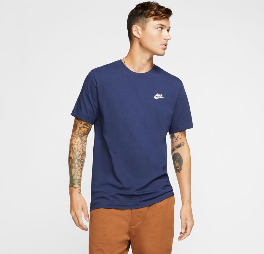 Nike Sportswear Club T-shirt T-shirts Kleding blue maat: XXL beschikbare maaten:S M L XL XS XXL - Foto 5