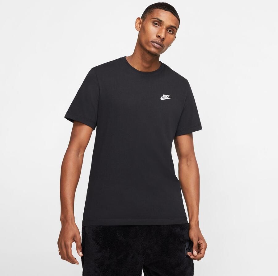 Nike Sportswear Club T-shirt T-shirts Kleding black black white maat: XXL beschikbare maaten:S M L XL XXL - Foto 5