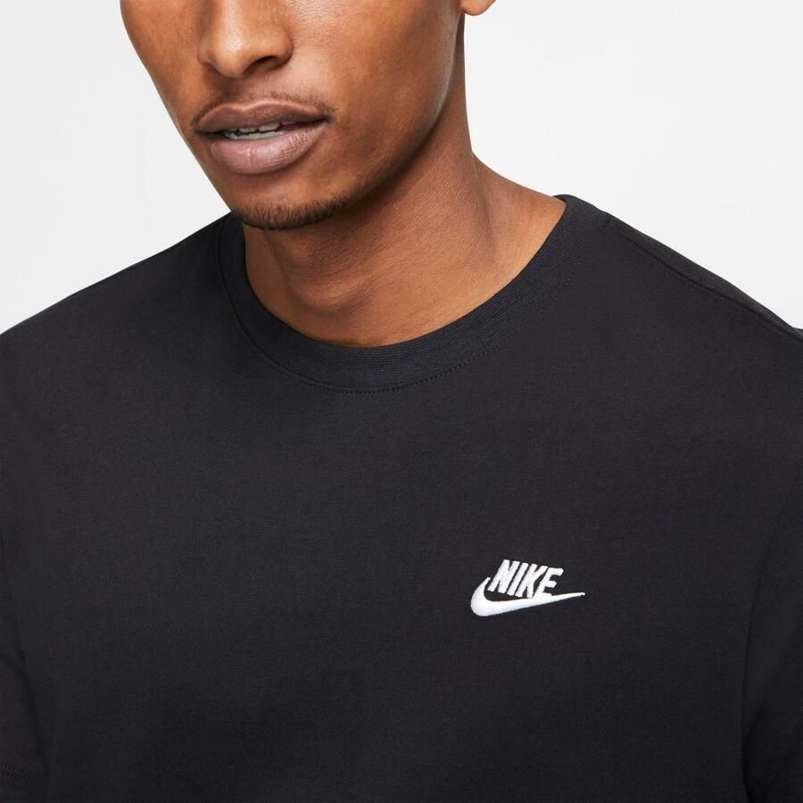 Nike Sportswear Club T-shirt T-shirts Kleding black black white maat: XXL beschikbare maaten:S M L XL XXL