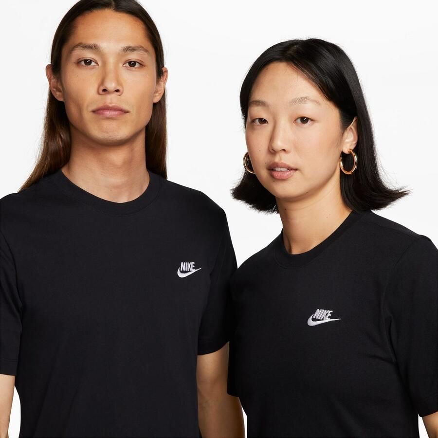 Nike Sportswear Club T-shirt T-shirts Kleding black black white maat: XXL beschikbare maaten:S M L XL XXL - Foto 2