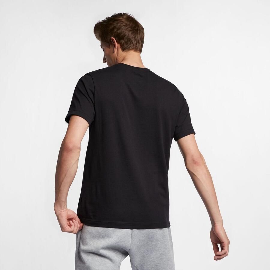 Nike Tee Just Do It Swoosh T-shirts Kleding black white maat: S beschikbare maaten:S M L