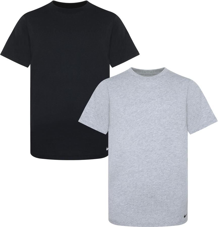 Nike Boy Crew Undershirt (2 Pack) unisex T-Shirts grijs Maat 13Y-15Y Kleding - Foto 5