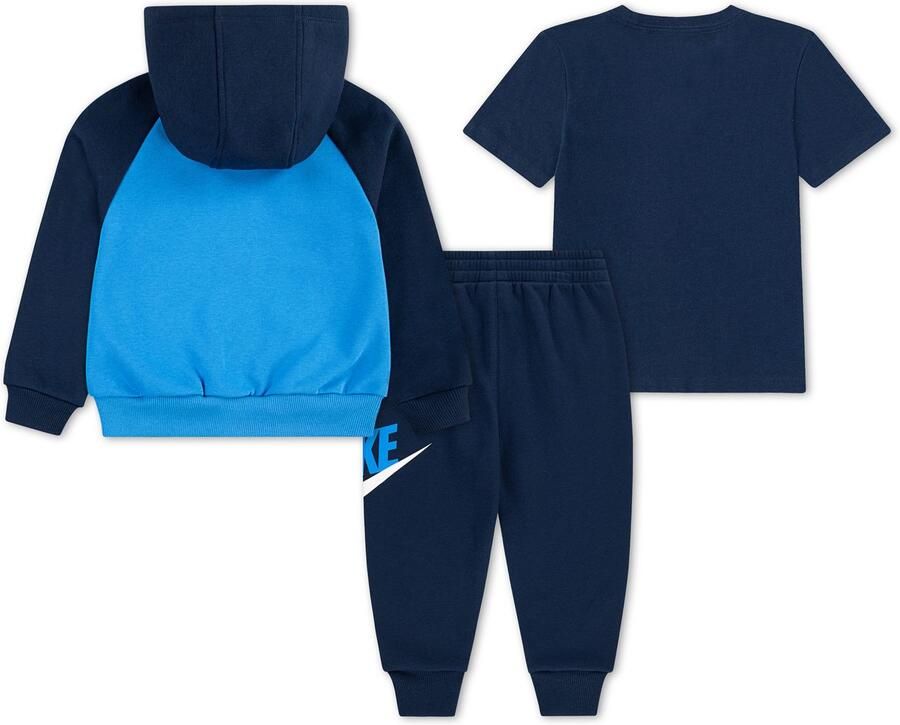 Nike Color Blocked High-Brand-Read Jogger Set Unisex Baby Rompers & Sets blauw 104 Kleding - Foto 3