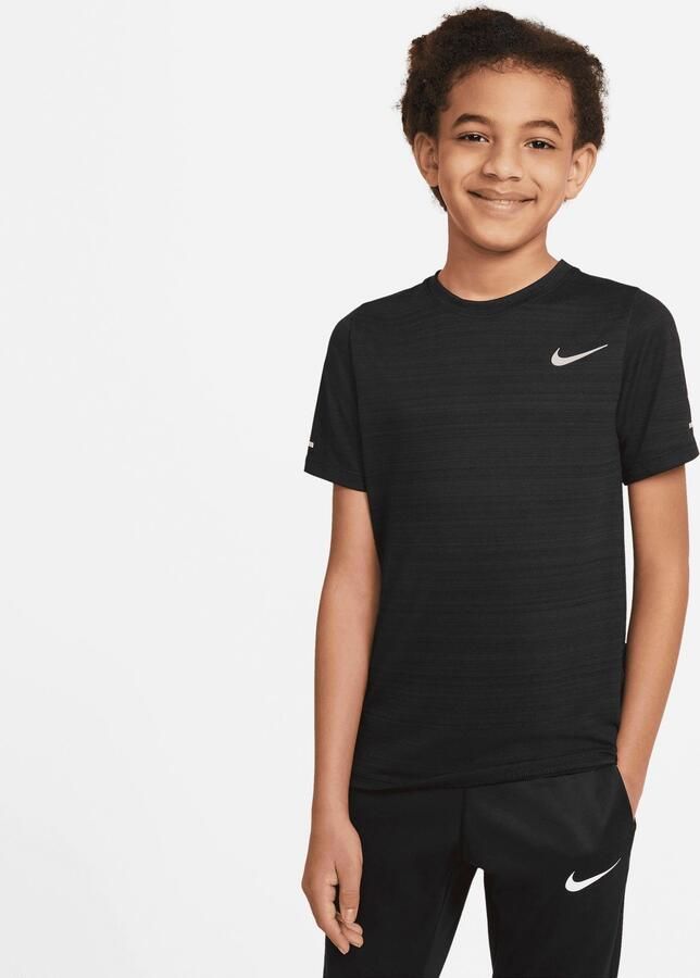 Nike miler hardloopshirt zwart kinderen - Foto 7