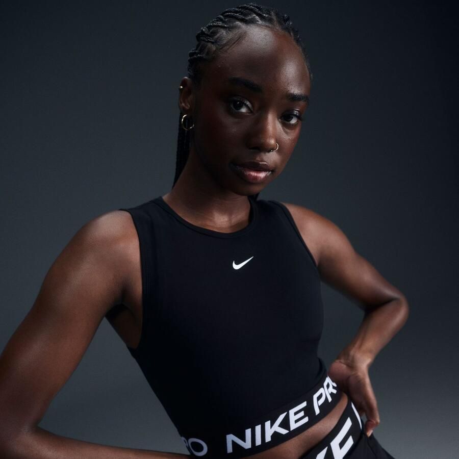 Nike Training Pro Tank Top Dames Black- Dames Black