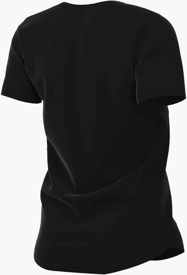 Nike Dri-FIT One Damestop met standaardpasvorm en korte mouwen Black- Dames Black - Foto 3