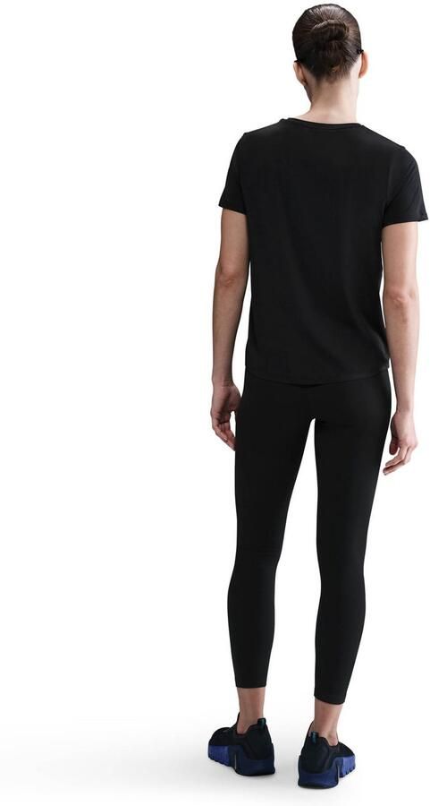 Nike Dri-FIT One Damestop met standaardpasvorm en korte mouwen Black- Dames Black - Foto 5
