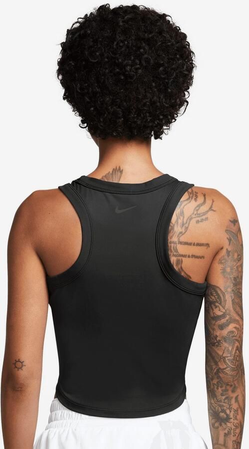 Nike Training One Crop Tank Top Black- Dames Black - Foto 2